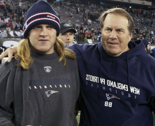Bill Belichick & son Steve Belichick