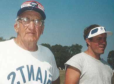 Bill Belichick with father Stephen Belichick