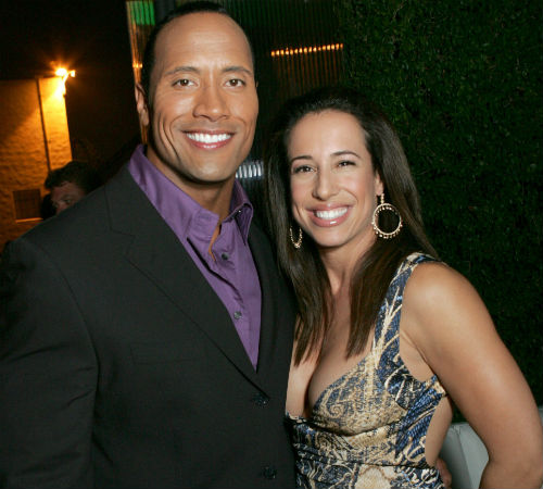 Dwayne Johnson with ex-wife Dany Garcia