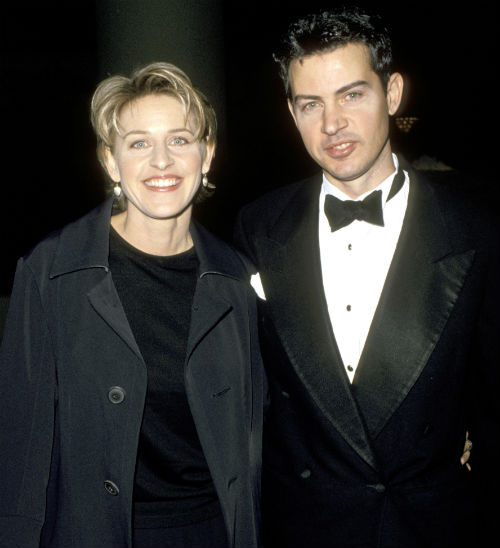Ellen DeGeneres with brother Vance DeGeneres