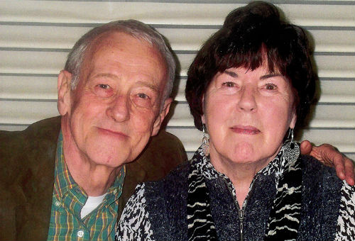 John Mahoney with Sister Rita Sullivan