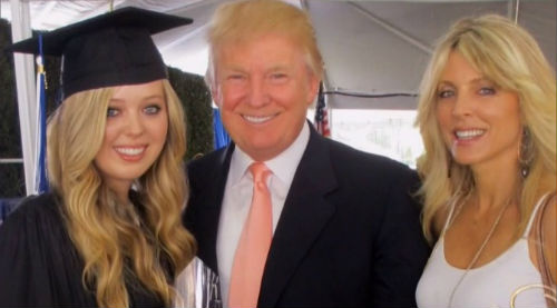 Marla Maples & Donald Trump with daughter Tiffany Ariana Trump