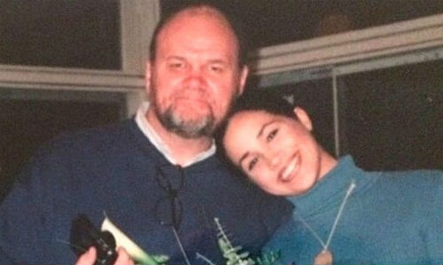 Meghan Markle with Dad Thomas Markle