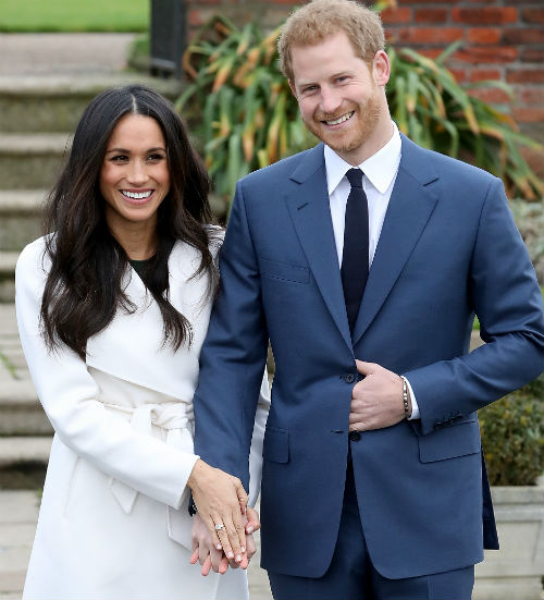 Meghan Markle with Prince Harry