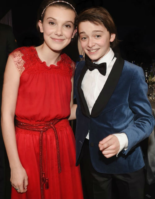 Millie Bobby Brown & Noah Schnapp