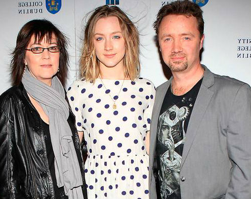 Saoirse Ronan Family: Father Paul Ronan, mother Monica Brennan